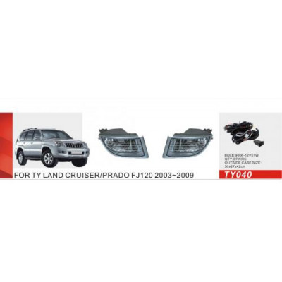 Протитуманні фари Vitol Toyota Prado FJ120 2003-09 9006-12V55W