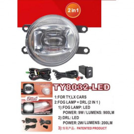 Противотуманные фары Vitol TY-8032-LED Toyota Cars FOG+DRL