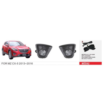 Противотуманные фары Vitol MZ-592 Mazda CX-5 2015-17