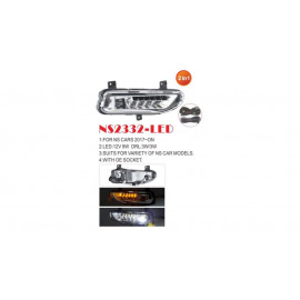 Противотуманные фары Vitol NS-2332-LED Nissan 2017