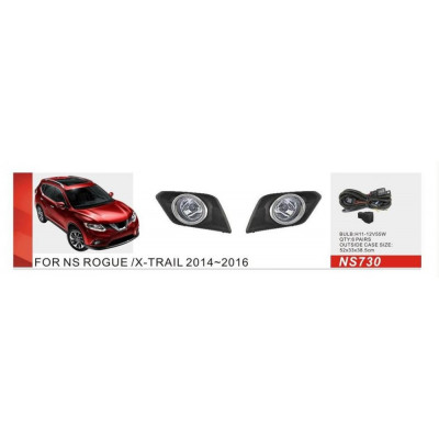 Противотуманные фары Vitol NS-730 Nissan X-Trail Rogue 2014-16