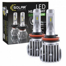 Светодиодные лампы Solar LED H4 12 / 24V 6500K 6000Lm 50W Cree Chip 1860