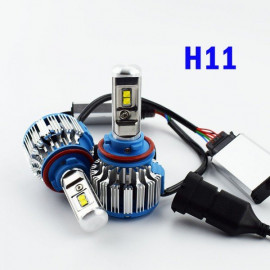 Светодиодные лампы TurboLed T1 H11 6000K 50W 12 / 24v CanBus