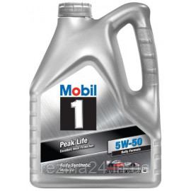 Моторное масло Mobil 1 Peak Life 5W-50 4л