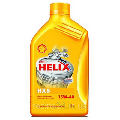 Моторне масло Shell Helix HX5 15W-40 1л