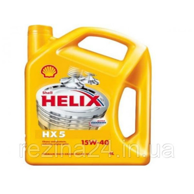 Моторне масло Shell Helix HX5 15W-40 4л