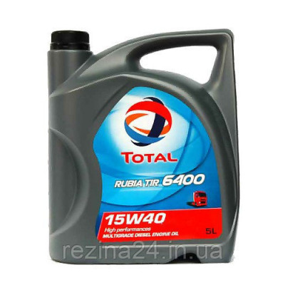 Моторное масло Total Rubia TIR 6400 15W-40 1л