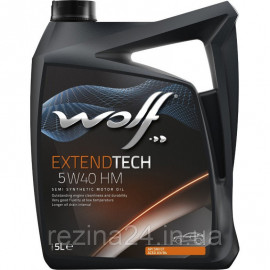 Моторне масло Wolf Extendtech HM 5W-40 5л