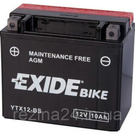 Акумулятор Exide 12V 10AH/180A (YTX12-BS)