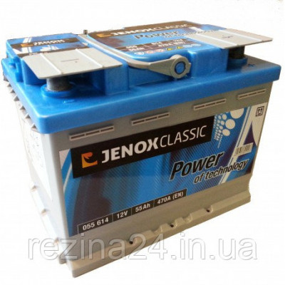 Аккумулятор Jenox Classic 55AH/470A (055614)