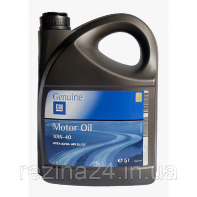 Моторное масло GM Motor Oil Semi Synthetic 10W-40 5л