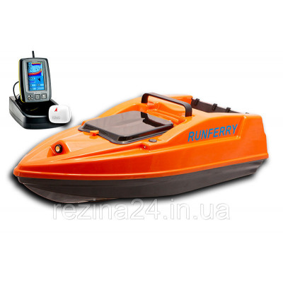 Карповый кораблик SOLO V2 GPS + Toslon TF500 Orange Не установлен, Оранжевый, + Toslon TF500