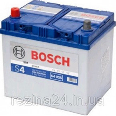 Акумулятор Bosch S4 60AH/540A (S4025)