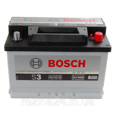 Акумулятор Bosch S3 70AH/640A (S3008)