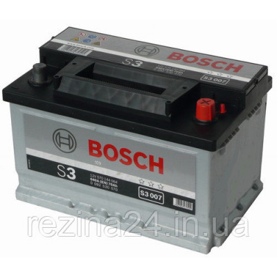 Акумулятор Bosch S3 70AH/640A (S3007)