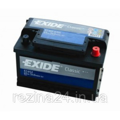 Аккумулятор Exide Classic 65AH/540A (EC652)