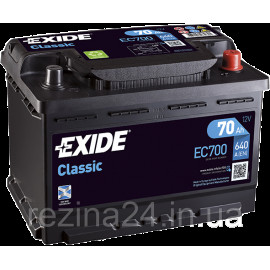 Акумулятор Exide Classic 70AH/640A (EC700)