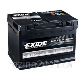 Аккумулятор Exide Classic 60AH/540A (EL600)