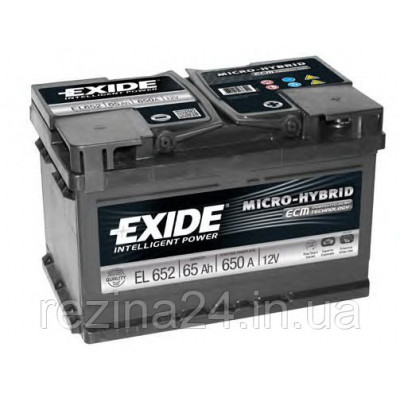 Акумулятор Exide Classic 65AH/650A (EL652)