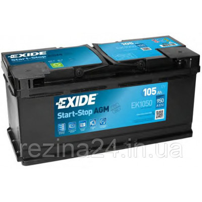 Акумулятор Exide 105AH/950A (EK1050)