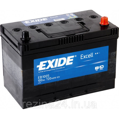 Аккумулятор Exide Excell 100AH/720A (EB1005)