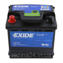 Аккумулятор Exide Excell 50AH/450A (EB501)