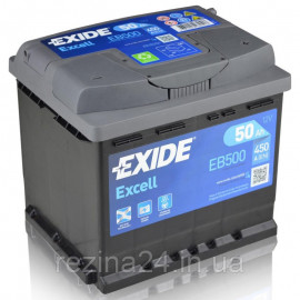 Аккумулятор Exide Excell 50AH/450A (EB500)