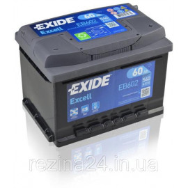 Аккумулятор Exide Excell 60AH/540A (EB602)