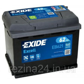 Аккумулятор Exide Excell 62AH/540A (EB621)