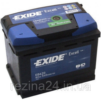 Аккумулятор Exide Excell 62AH/540A (EB620)