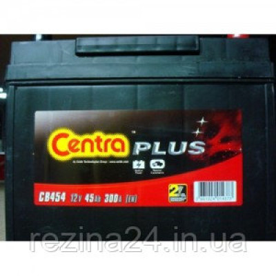 Акумулятор Centra Plus 45AH/300A (CB454)