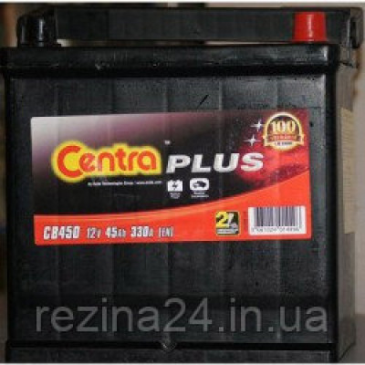 Аккумулятор Centra Plus 45AH/330A (CB450)