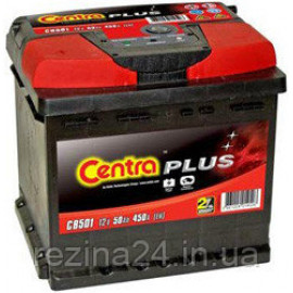 Акумулятор Centra Plus 50AH/450A (CB501)