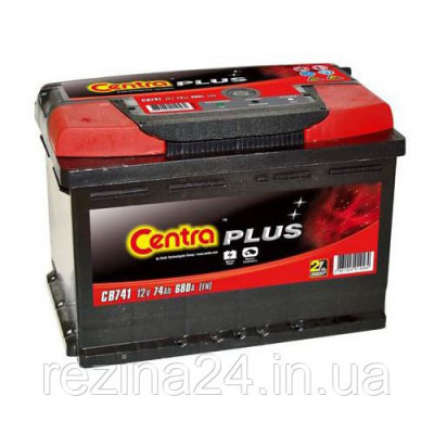 Акумулятор Centra Plus 74AH/680A (CB741)