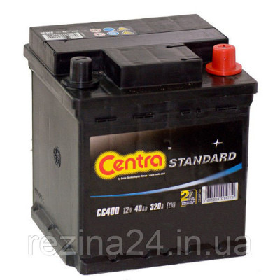 Акумулятор Centra Standart 40AH/320A (CC400)