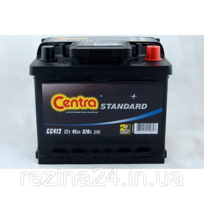 Акумулятор Centra Standart 41AH/370A (CC412)