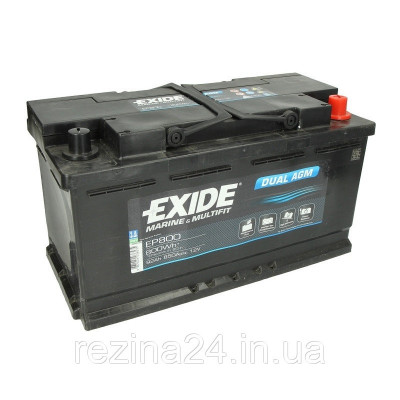 Аккумулятор Exide Marin 92AH/800WH/850A (EP800) DUAL AGM